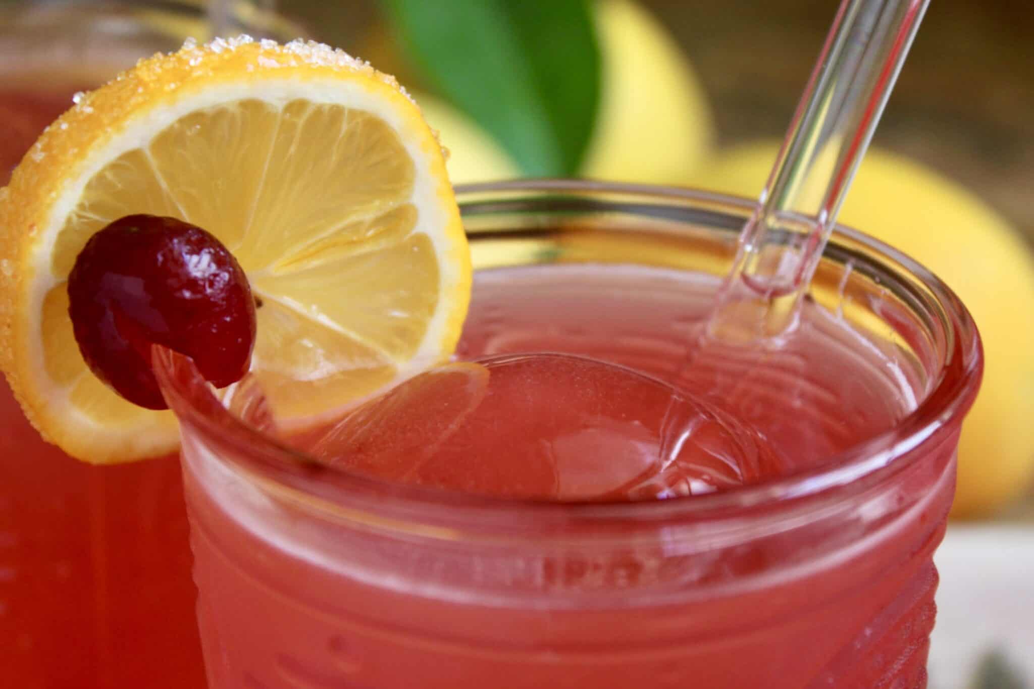 Cranberry Lemonade (Made with Cranberries, Not Juice) Christina's Cucina