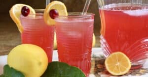 social media cranberry lemonade pic