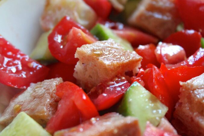 Panzanella: Italian Bread and Tomato Salad