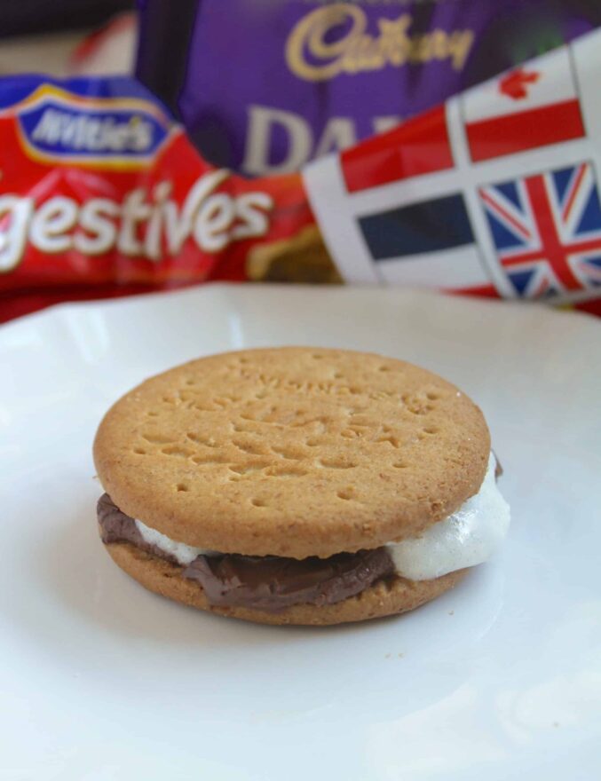 Digestive and Cadbury's smore