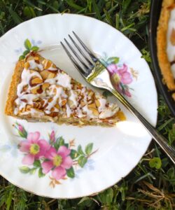 Slice of Bakewell Tart