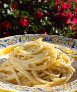 cacio e pepe pasta in LA