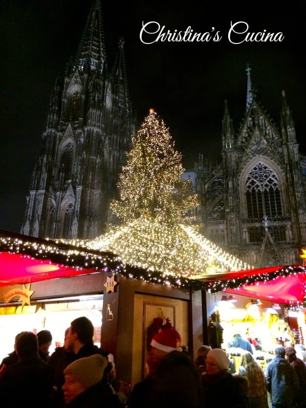 Cologne Christmas Market at Night by Christinas Cucina