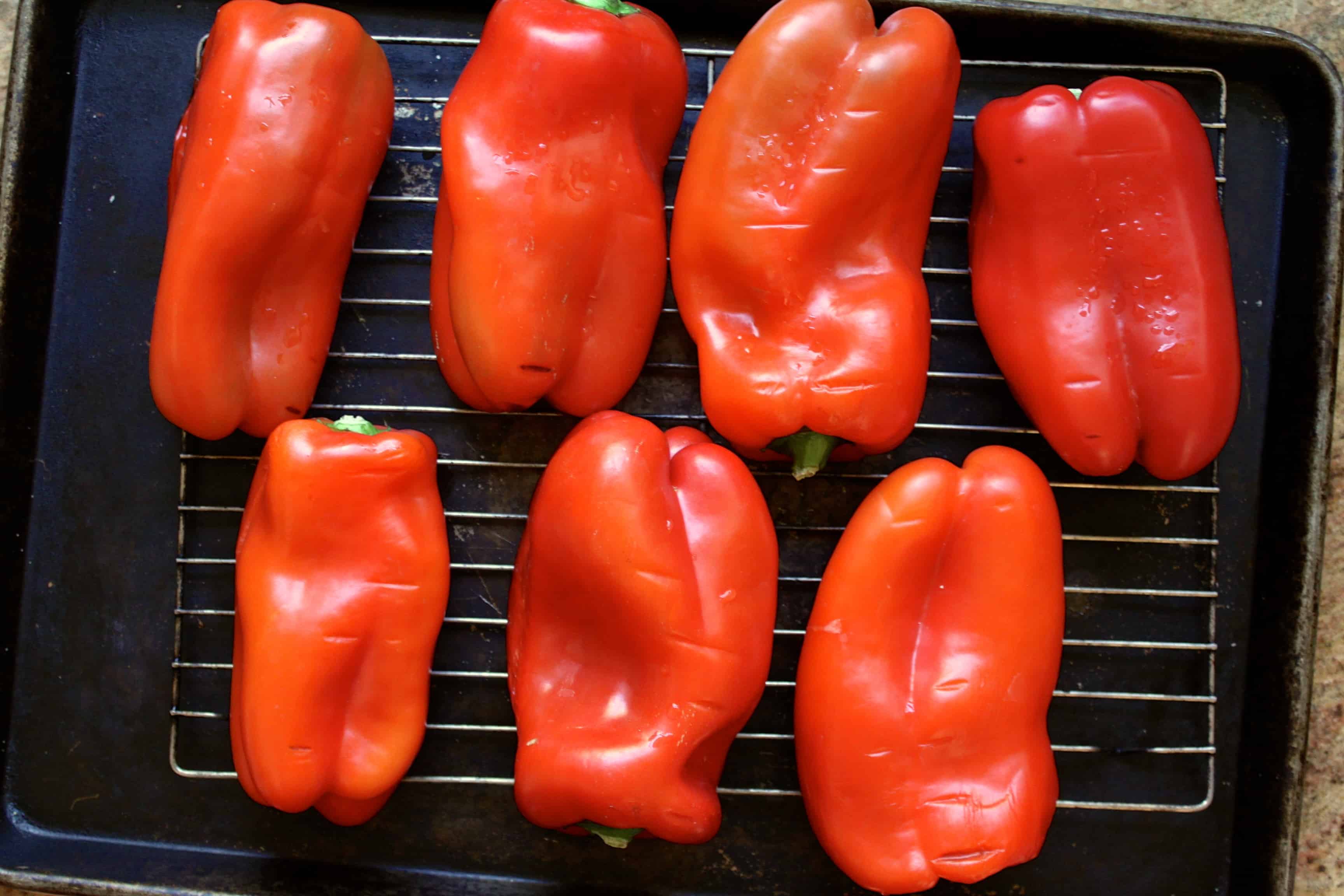 How to Roast Red Peppers & Italian Red Pepper Antipasto Christina's