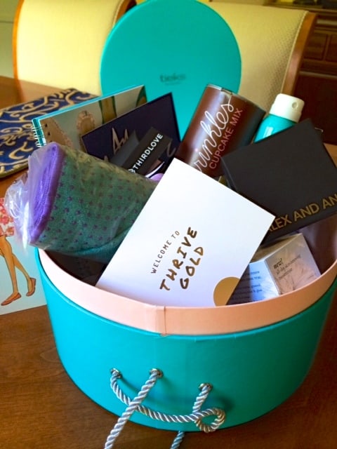 Tieks and Thrive surprise in a hat box