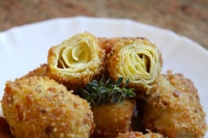 deep fried artichoke hearts