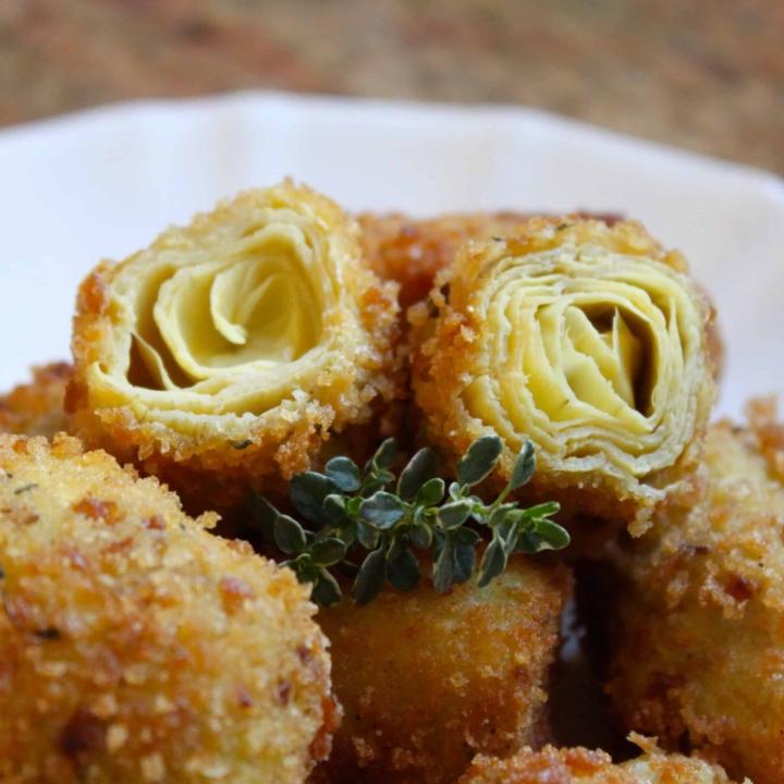 deep fried artichoke hearts