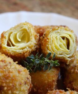 deep fried artichoke hearts