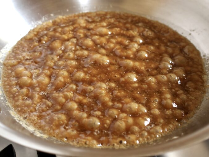 caramel cooking