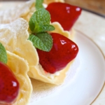 Pizzelle (aka Ferratelle): Cookies, Cups, Cones and More with Strawberries and Cream