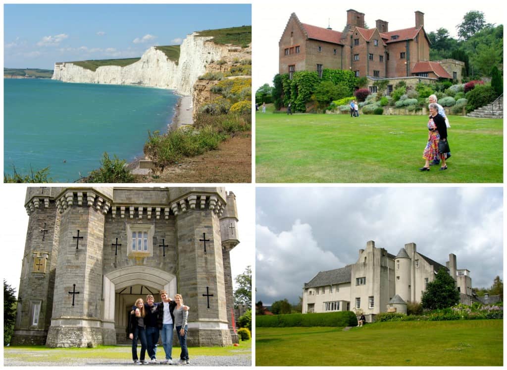 join the Royal Oak foundation to see National Trust properties in the UK like this collage of places