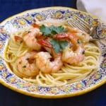 Simple Garlic & Butter Shrimp with Spaghetti (Shrimp Scampi)