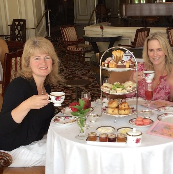 Afternoon tea with Cynthia at Langham Pasadena