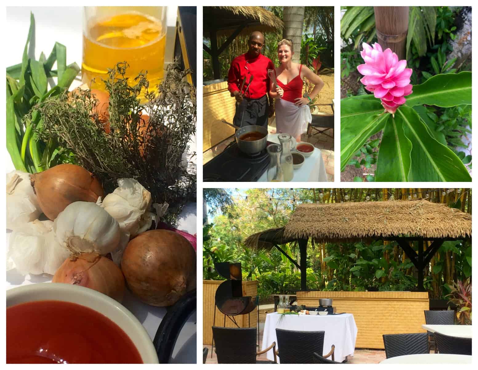 jamaican jerk cooking lesson collage