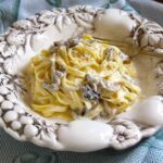 Fettuccine with Mushroom and Ricotta Cream Sauce