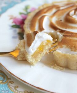 Passion Fruit and Lemon Meringue Tartlet