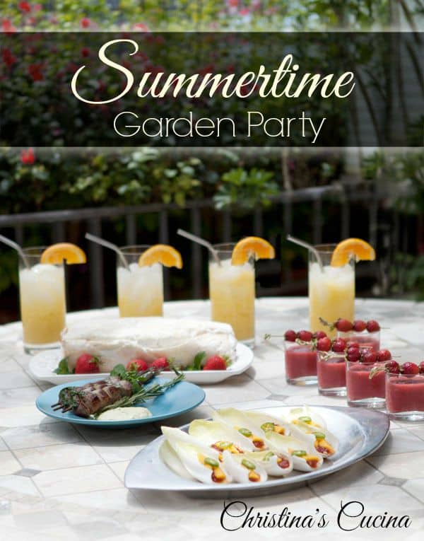 Summertime garden party easy summer entertaining menu