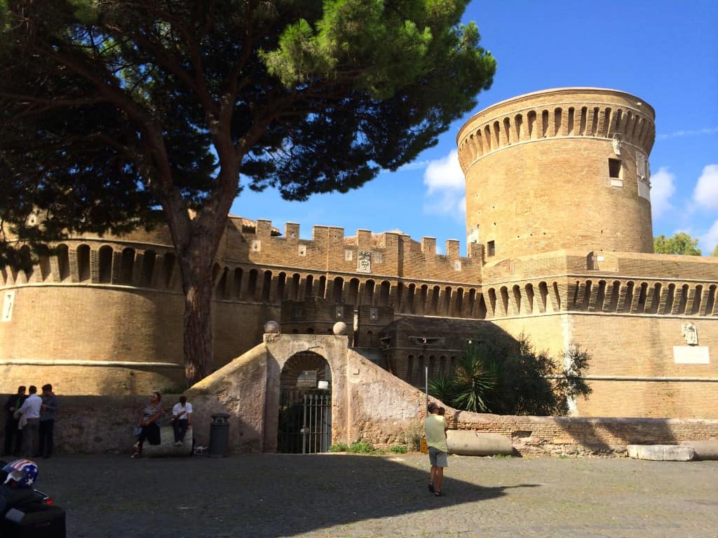 Ostia Antica village