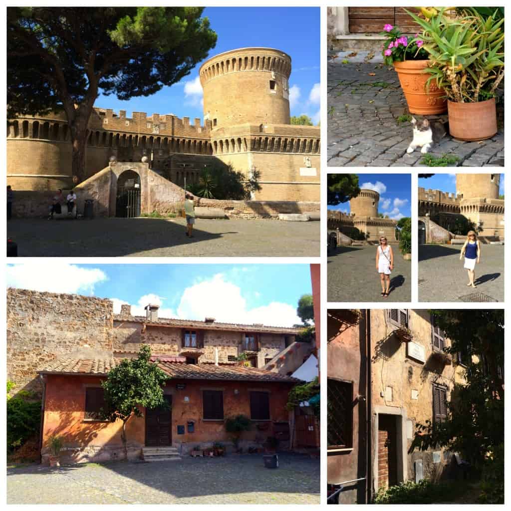 Ostia Antica village