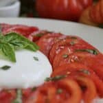 Insalata Caprese or Tomato, Basil, and Mozzarella Salad