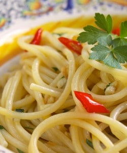 Spaghetti Garlic Oil