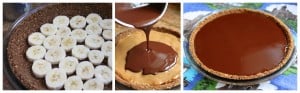 Making Chocolate Banoffee Pie