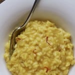 Risotto alla Milanese or Milan Style Rice (Vegetarian) and a Bit of a Rant About Dump Meals and Faux Food