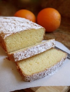 Gluten-free Orange Loaf Cake