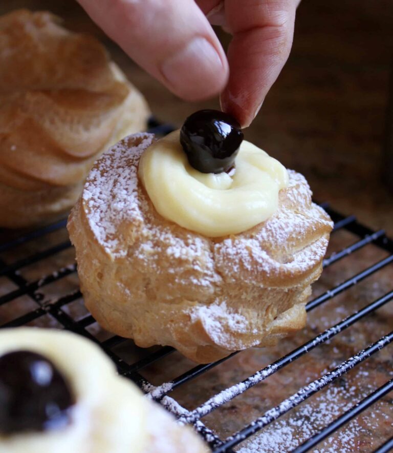 Zeppole di San Giuseppe (St. Joseph's Day Traditional Italian Pastries