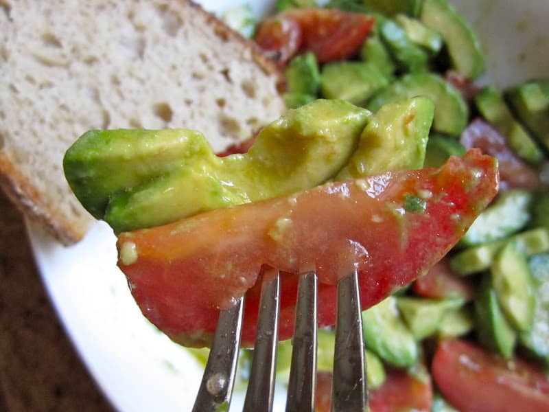 Avocado and Tomato Salad