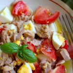 Tuna, Egg and Tomato Salad