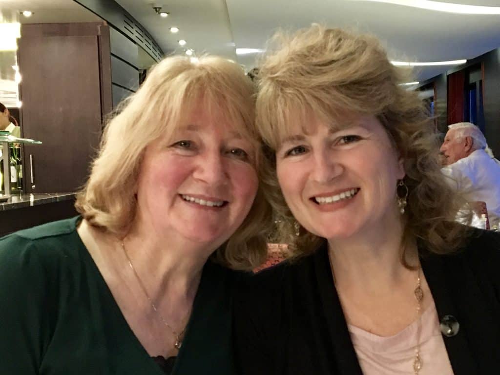 Mum and me on the AmaCerto Enchanting Rhine River Cruise