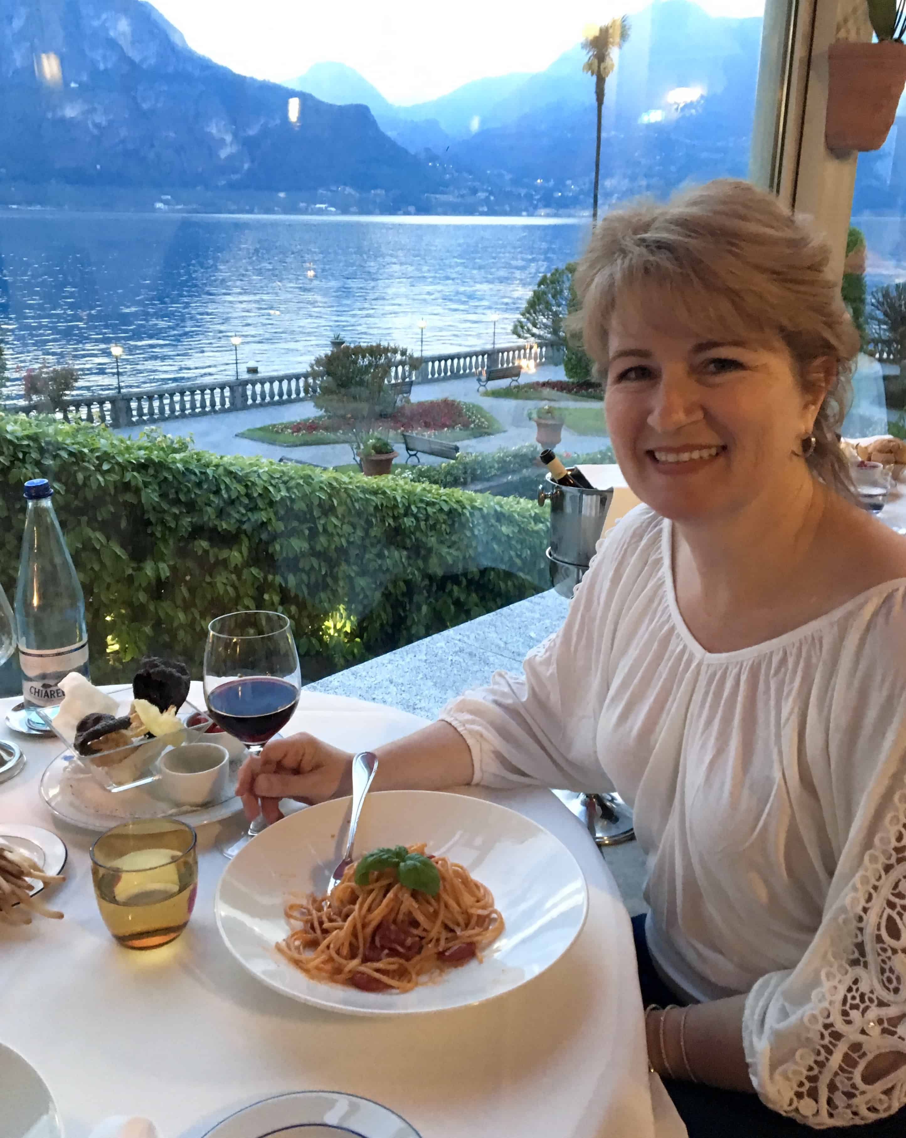 work with Christina's Cucina Christina Conte (Christina's Cucina) at Mistral, Grand Hotel Villa Serbelloni, Italy work with Christina's Cucina