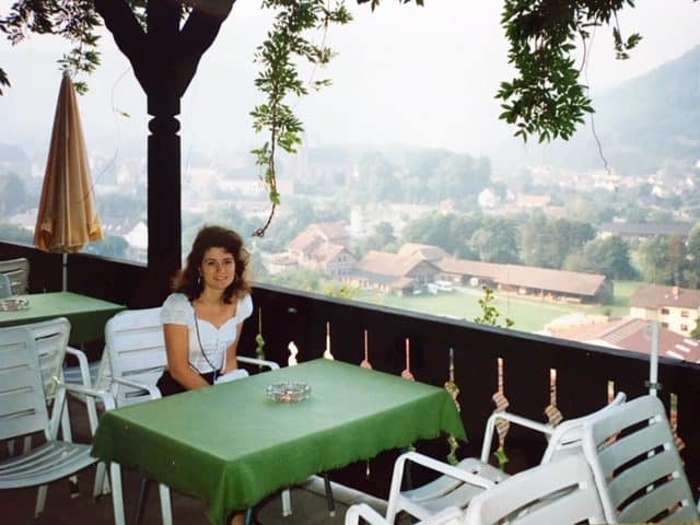 Christina in Germany, 1990 Christina in Germany, 1990