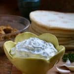 Easy Healthy Homemade Tzatziki Sauce (Cucumber & Greek Yogurt Sauce)