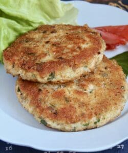 fish cakes made with fresh salmon