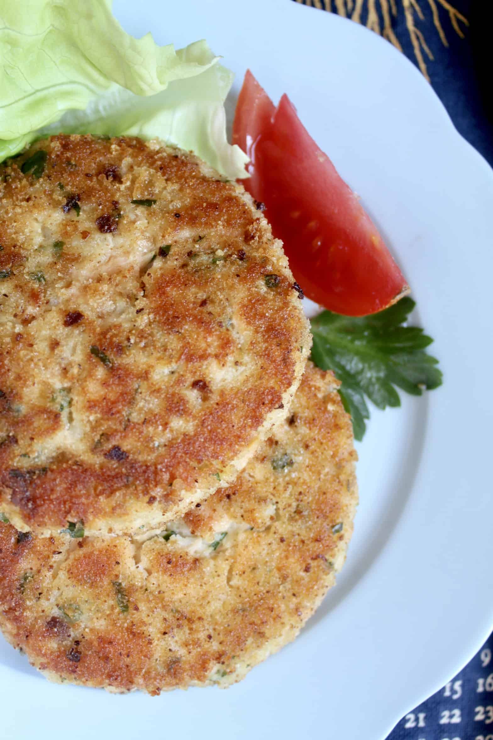 fish cakes made with fresh salmon