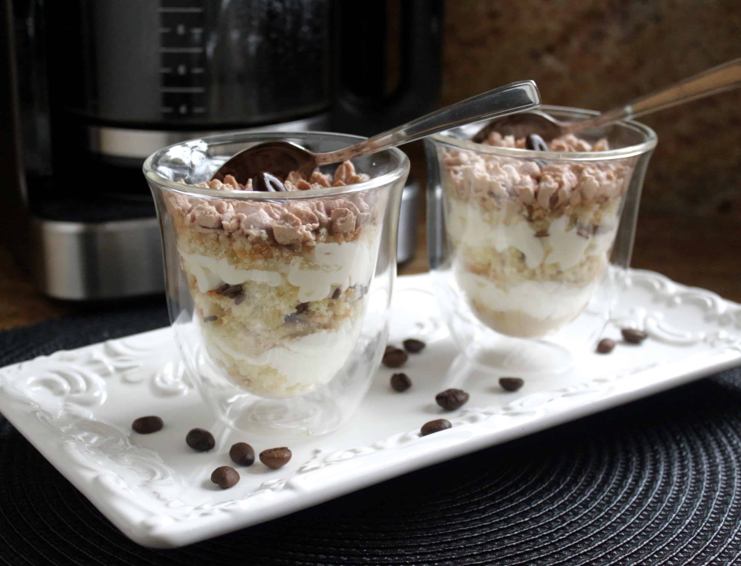 Mocha Eggnog Holiday Trifles