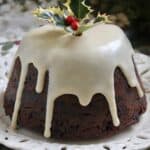Traditional British Christmas Pudding (a Make Ahead, Fruit and Brandy Filled, Steamed Dessert)