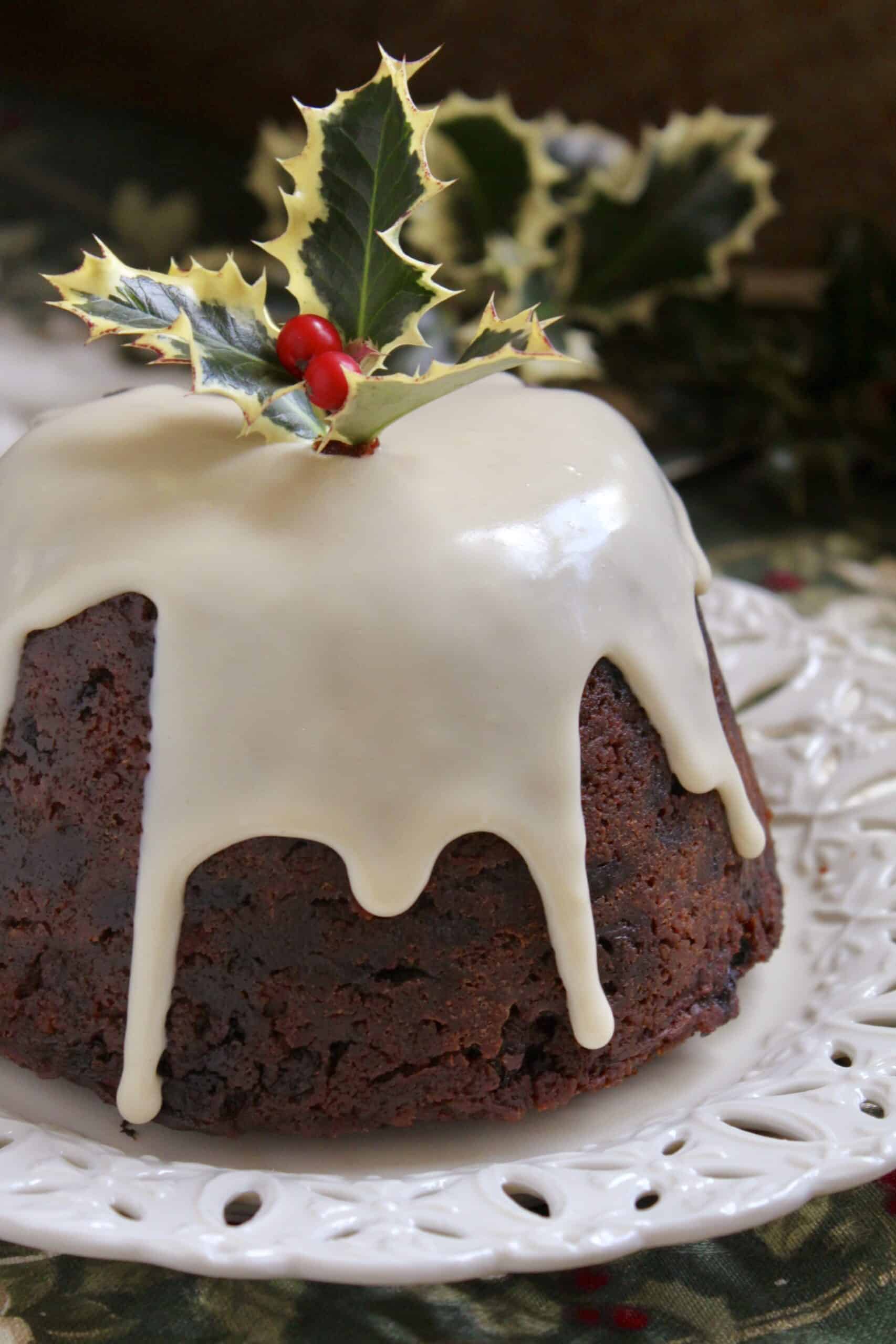 Traditional Christmas pudding