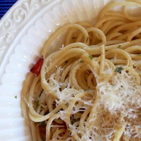 spaghetti with anchovies