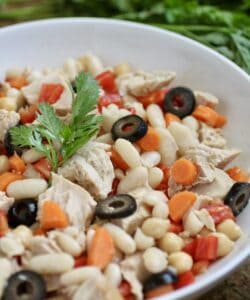 tuna and cannellini bean salad