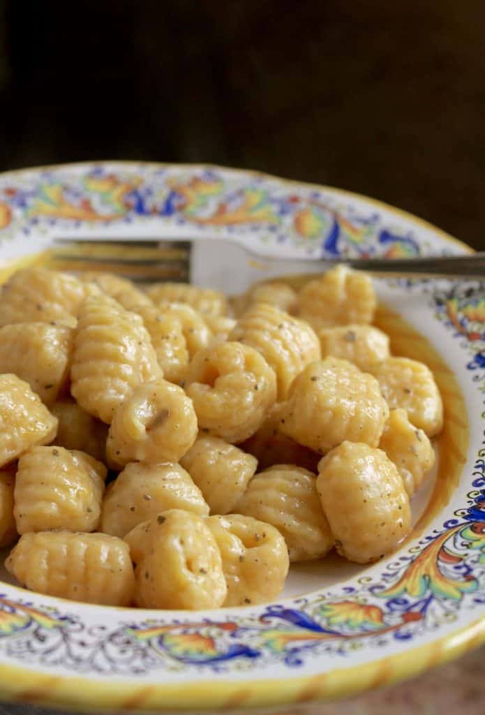 Potato Pumpkin Gnocchi with Butter Sage Sauce