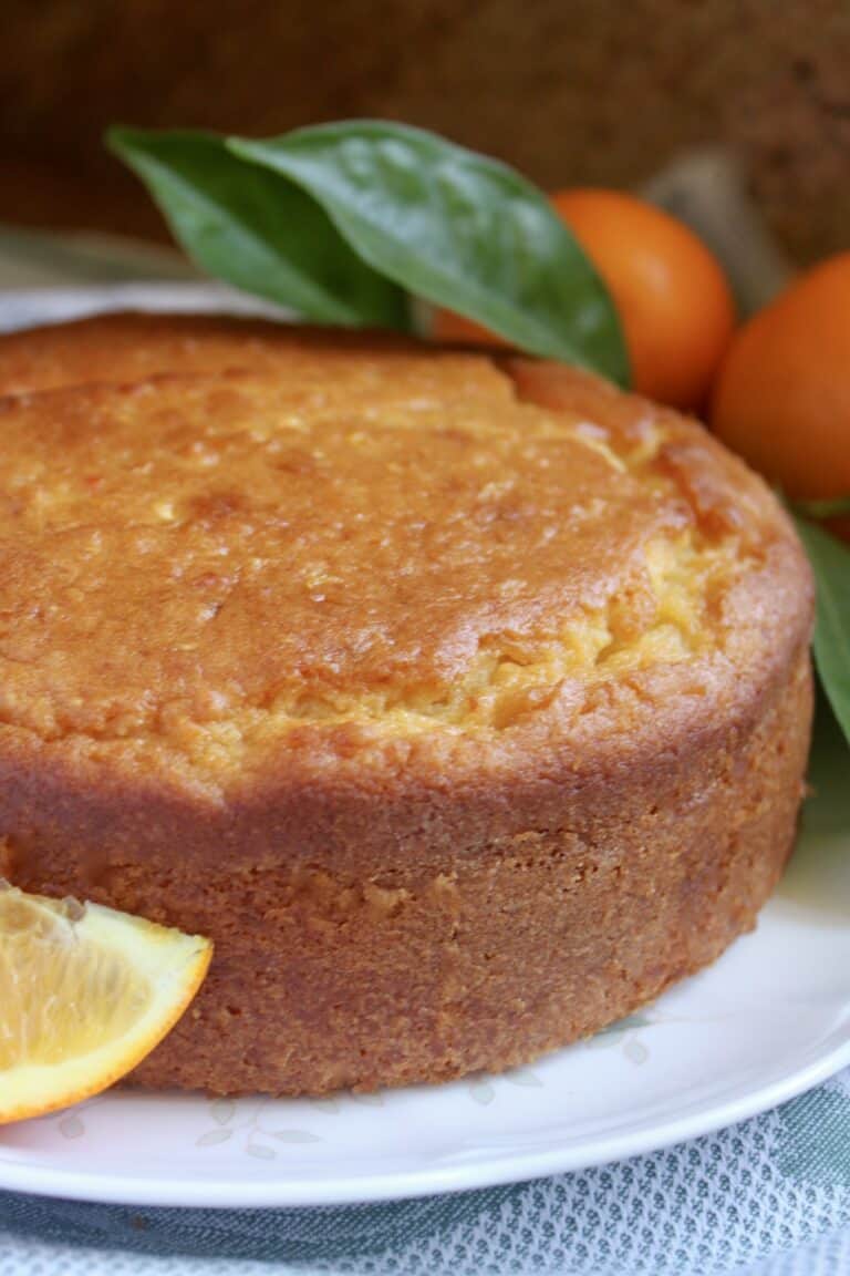 Sicilian Whole Orange Cake (Using an Entire Orange Peel, Juice and