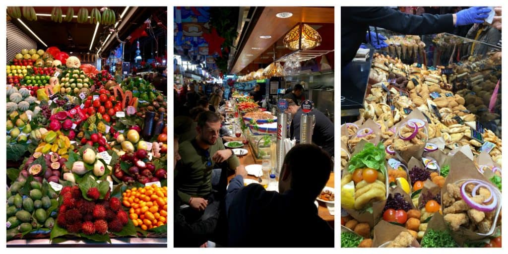 La Boqueria collage