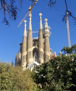 La Sagrada Familia still under construction