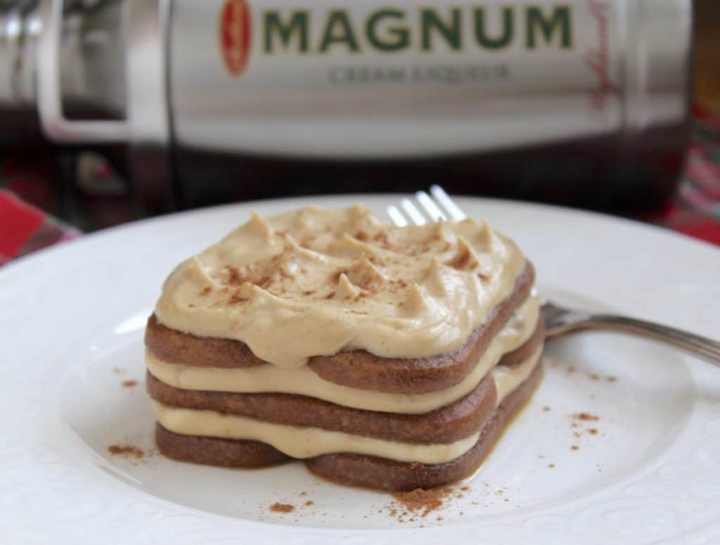 Magnum Cream Liqueur Speculoos DessertSpeculoos cookie and Magnum Cream Liqueur Dessert recipe