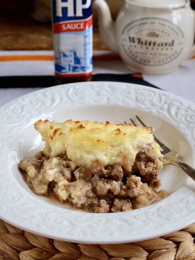 bowl of shepherd's pie