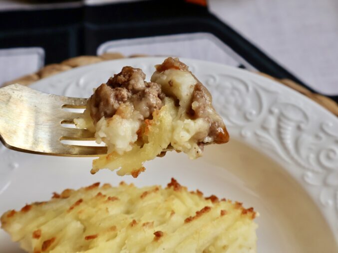 forkful of shepherd's pie