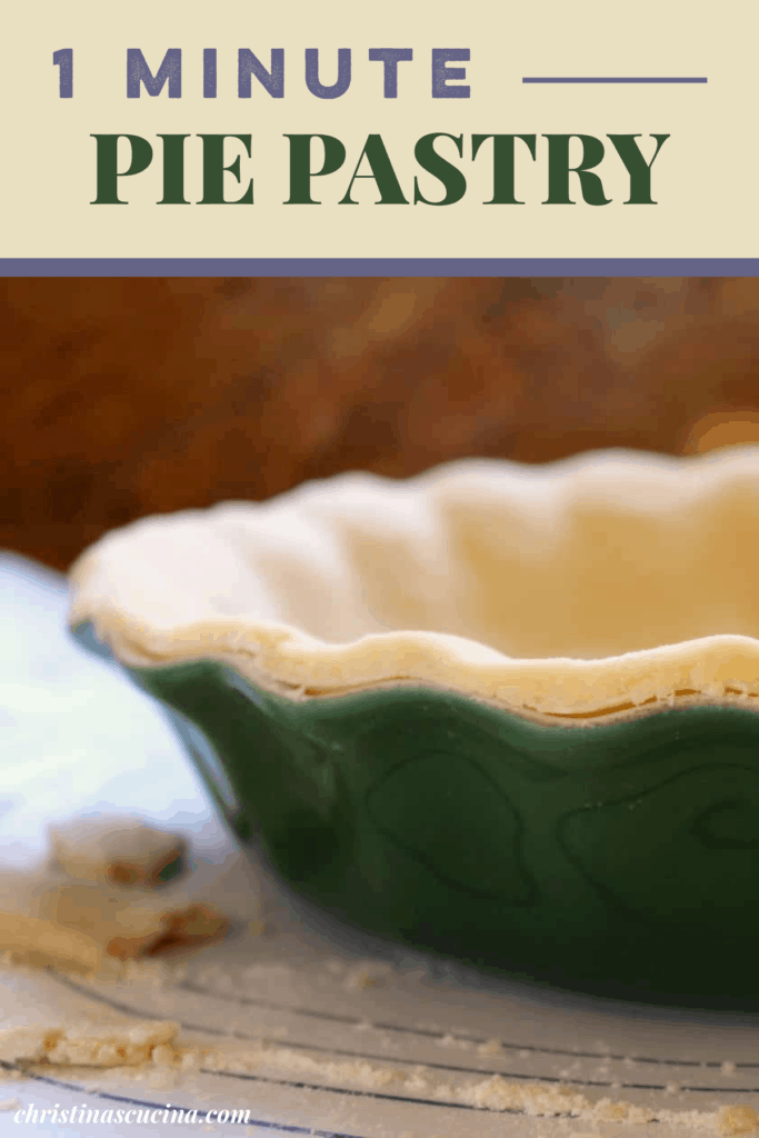1 minute pie pastry pin